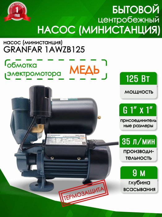 Министанция Grandfar 1АWZB 125(125С)
